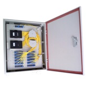 FTTH Outdoor Waterproof Optical Fiber Distribution Box with PLC Splitter, Outdoor Fiber Optic Termina